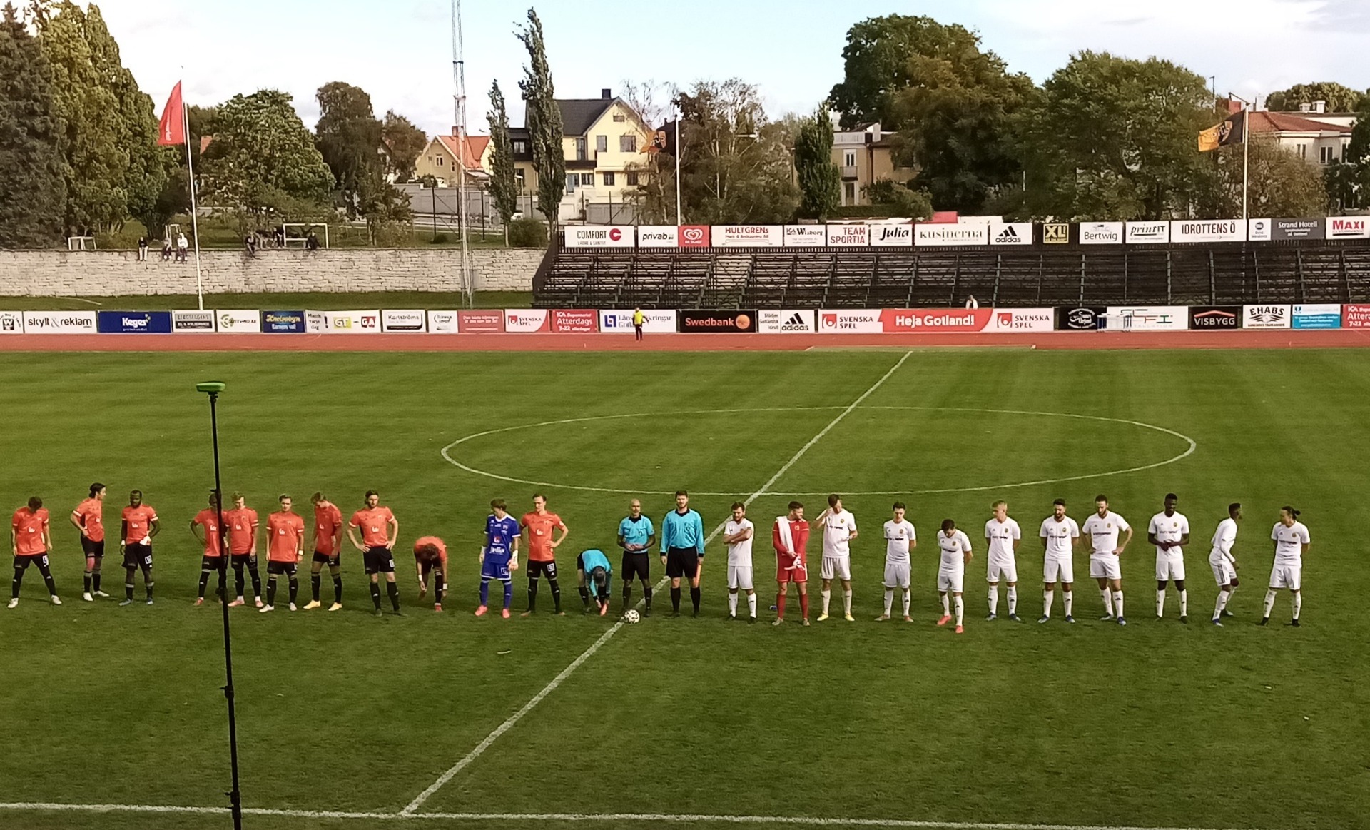 Bortamatch i Visby mot FC Gute den 6 september slutade med förlust, 1-2.